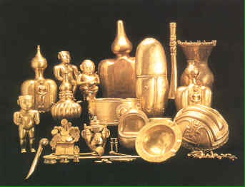 Son 122 piezas invaluables de oro que pertenecen a Colombia
